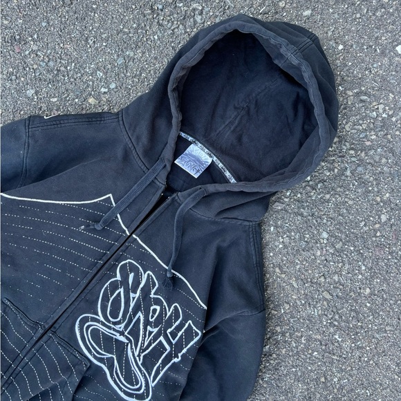 Y2K SRH Zip Up Hoodie Sweatshirt Sweater Jacket - Picture 4 of 9